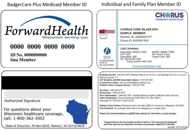 Member ID examples